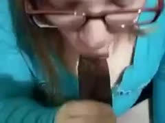 An obese, nerdy white harlot gave my dark friend oral stimulation.